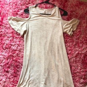 Cold Shoulder Shift Dress